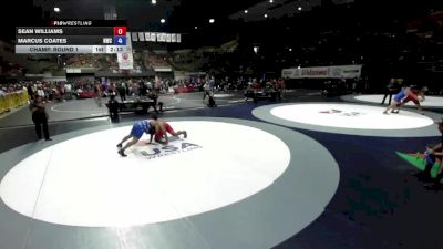 92 kg Champ. Round 1 - Sean Williams vs Marcus Coates, Nomad Wrestling Club