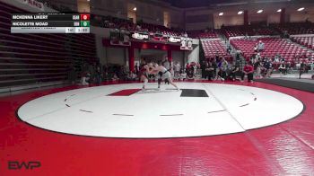 125 lbs Quarterfinal - McKenna Likert, Searcy High School vs Nicolette Moad, Edmond North Girls