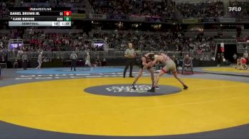 106 lbs Semifinal - Case Bridge, Avon vs Daniel Brown Jr., Center Grove