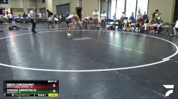 157 lbs Round 2 Champ & Wb (32 Team) - Nikita Checkovsky, BHWC/ Florida Supreme vs Thomas Abington IV, Pod Squad