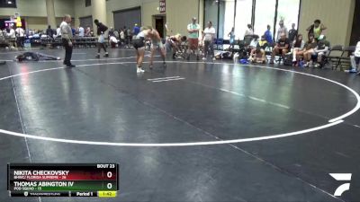 157 lbs Round 2 Champ & Wb (32 Team) - Nikita Checkovsky, BHWC/ Florida Supreme vs Thomas Abington IV, Pod Squad