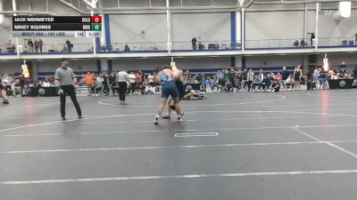 197 lbs Quarterfinal - Jack Wehmeyer, Columbia vs Mikey Squires, Binghamton University