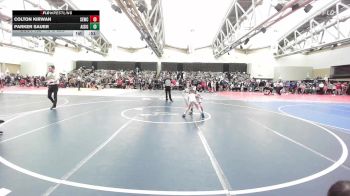 48-B lbs Consi Of 8 #1 - Colton Kirwan, Shore Elite Wrestling Club vs Parker Sauer, All I See Is Gold Academy