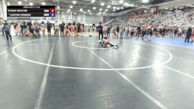 96 lbs Quarters - Ethan Nguyen, Thunder Mountain Wrestling Club vs Carter Hedden, Mat Rats Rebooted Wrestling