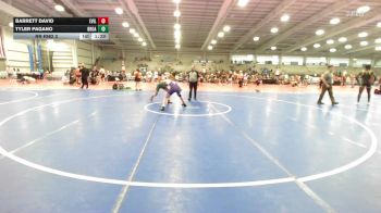 126 lbs Rr Rnd 3 - Barrett David, Evil Empire vs Tyler Pagano, Broad Axe Gold