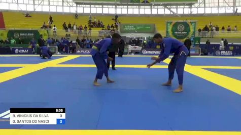 BRUNO VINICIUS DA SILVA vs GUILHERME SANTOS DO NASCIMENTO 2023 Brasileiro Jiu-Jitsu IBJJF