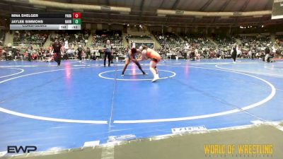 150 lbs Consolation - Nina Shelger, Paradigm Wrestling vs Jaylee Simmons, Harrah