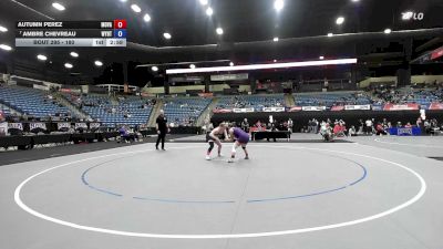 180 lbs Cons. Round 4 - Autumn Perez, Missouri Valley vs Ambre Chevreau, Wayland Baptist