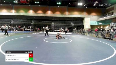 133 lbs Consi Of 16 #2 - Isaiah Miller, Cal Poly Humbolt vs Simon Cervantes, Big Bend