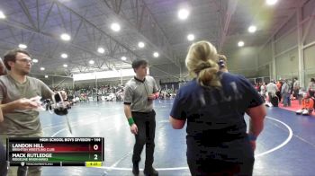144 lbs Cons. Round 3 - Mack Rutledge, Ridgeline Riverhawks vs Landon Hill, Brighton Wrestling Club
