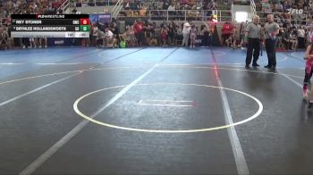 65 lbs Cons. Round 3 - Brynlee Hollandsworth, GGB Ohio vs Rey Stoner, G4orce Wrestling Club