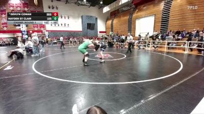 285 lbs Champ. Round 1 - Devlyn Cowan, Douglas vs Hayden St Clair, Lander Valley