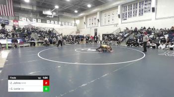 152 lbs Final - Zach Johns, Simsbury vs Colin Loria, Xavier