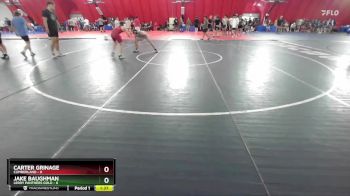 106 lbs Round 1 (6 Team) - Carter Grinage, Cumberland vs Jake Baughman, LeRoy Panthers Gold