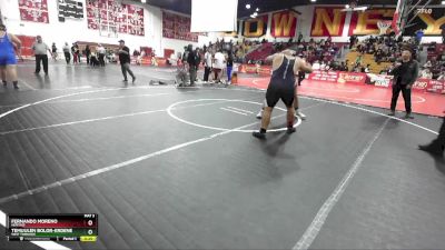 285 lbs Cons. Round 2 - Temuulen Bolor-Erdene, West Torrance vs Fernando Moreno, Heritage