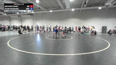 Masters B GR - 88 lbs Cons. Round 3 - Matthew Stuart, Hammer Wrestling Club vs Jacob Showaker, Mad Cow Wrestling Club