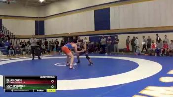 197 lbs Quarters & Wb (16 Team) - Coy Spooner, Coast Guard vs Elias Chen, Williams College