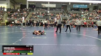 60 lbs Cons. Round 2 - Raven Gray, Millard South vs Draven Ross, Viking Wresting Club