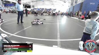 52 lbs Round 1 (4 Team) - Waylon McCrackin, Victory Wrestling vs Fletcher Currier, Slyfox Black