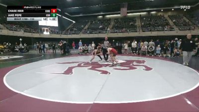 110 lbs Consi Of 8 #2 - Chase Hier, Howell Township vs Jake Pepe, Kinnelon