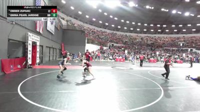 118 lbs Quarterfinal - Ember Zupanc, Crass Trained vs Emma Pearl Jardine, MES Wrestling