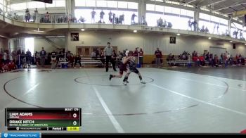 55 lbs 1st Place Match - Liam Adams, Indiana vs Drake Hitch, Rhyno Academy Of Wrestling