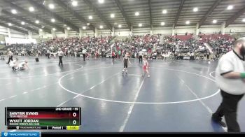 55 lbs Quarterfinal - Wyatt Jordan, Ravage Wrestling Club vs Sawyer Evans, Team Prestige