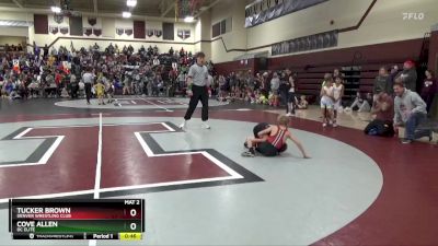 SPW-15 lbs Round 1 - Tucker Brown, Denver Wrestling Club vs Cove Allen, DC ELITE