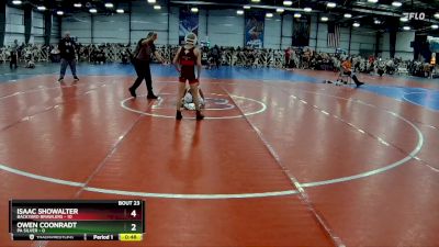 80 lbs Rd# 9- 2:15pm Saturday Final Pool - Owen Coonradt, PA Silver vs Isaac Showalter, Backyard Brawlers