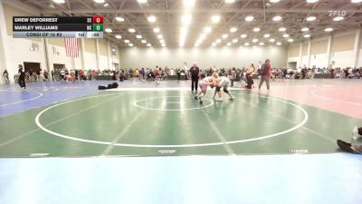 182 lbs Consi Of 16 #2 - Drew DeForrest, SC vs Marley Williams, NC