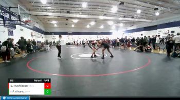 170 lbs Quarterfinal - Fabricio Alvarez, Toppenish vs Sawyer Muehlbauer, Columbia (White Salmon)