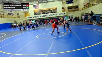 285 lbs Round 5 (6 Team) - Austin Richens, Northwest College vs Robert (Porter) Wright, Snow