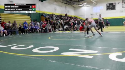 126 lbs Champ. Round 1 - Bryer Stenson, Sheridan vs Tyler Della Rocco, Olentangy Orange