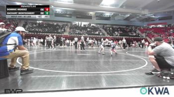 67 lbs Final - Dominic Mendez, Claremore Wrestling Club vs Zachary Montgomery, Berryhill Wrestling Club