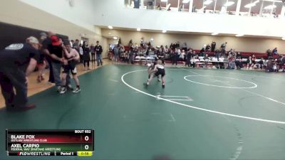 67 lbs Semifinal - Blake Fox, Outlaw Wrestling Club vs Axel Carpio, Federal Way Spartans Wrestling