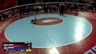 85 lbs Quarterfinal - Te`lia Grove, Hawaii vs Aria Sherrill, Montana