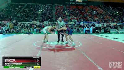 2A 145 lbs Cons. Round 2 - Jerrett Brebner, St. Maries vs Zack Vian, New Plymouth