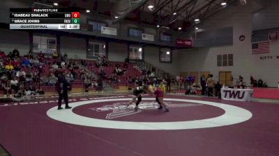 207 lbs Quarterfinal - Isabeau Shalack, Colorado Mesa University vs Grace Johns, Fort Hays State