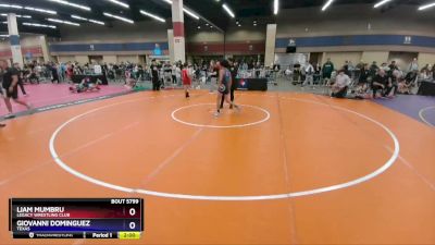 113 lbs Cons. Round 3 - Liam Mumbru, Legacy Wrestling Club vs Giovanni Dominguez, Texas