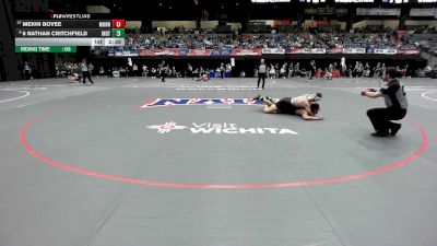 197 lbs Champ. Round 1 - Mekhi Bovee, Morningside vs 6 Nathan Critchfield, Indiana Tech