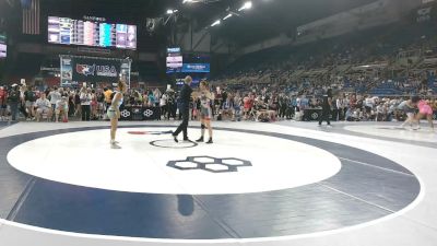 110 lbs Cons. Rd Of 64 - Cyane Taylor, Utah vs Elaine Hay, Wisconsin