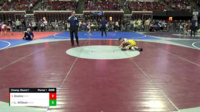 77 lbs Champ. Round 1 - Lane Willson, Miles City Wrestling Club vs Ian Dooley, Bozeman Wrestling Club