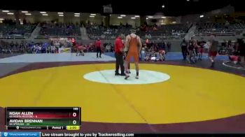 145 lbs Round 3 (4 Team) - Avidan Brennan, 6A Sprague vs Noah Allen, 6A North Medford