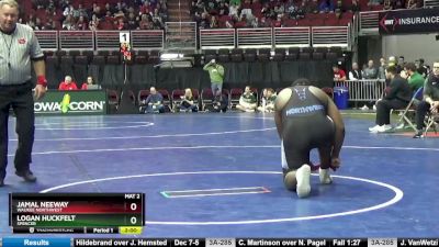 3A-285 lbs Cons. Round 4 - Jamal Neeway, Waukee Northwest vs Logan Huckfelt, Spencer