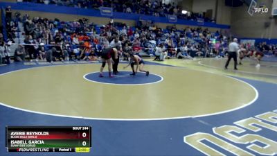 125lbs Champ. Round 2 - Averie Reynolds, Black Hills (Girls) vs Isabell Garcia, Sunnyside (Girls)