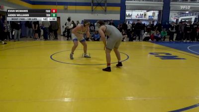 189 lbs Semifinal - Evan McManis, Franklin Regional vs Aiden Williams, Trinity