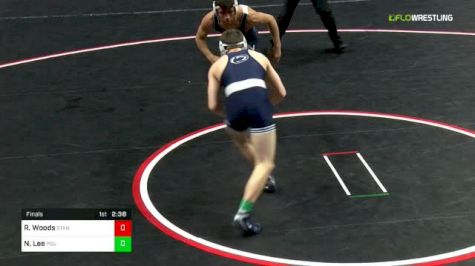 141 lbs Final - Real Woods, Stanford vs Nick Lee, Penn State