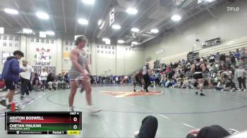 215 lbs Champ. Round 3 - Chetan Malkan, Waukesha West vs Ashton Boswell, Cordova