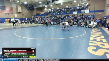 145lbs Quarterfinal - Leslie Sanchez Guerrero, Ephrata (Girls) vs Jasmin Lopez Hernandez, McKay