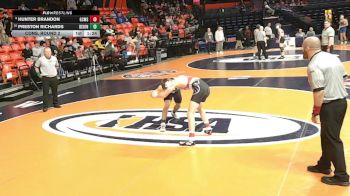 1A 150 lbs Cons. Round 2 - Preston Richards, Dixon (H.S.) vs Hunter Brandon, Gibson City (G.C.-Melvin-Sibley)